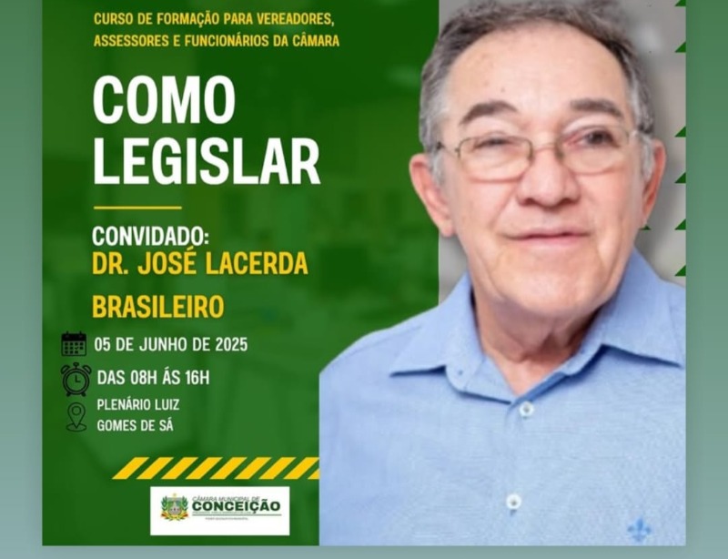 Cmara de Conceio promover curso de capacitao e aprimoramento para o bom exerccio do mandato
