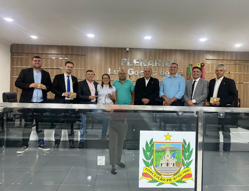 Vereadores participam de mais uma reunio ordinria da cmara de Conceio
